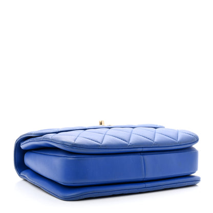 Chanel Lambskin Quilted Small Trendy CC Flap Dual Handle Bag Blue 4 of 11