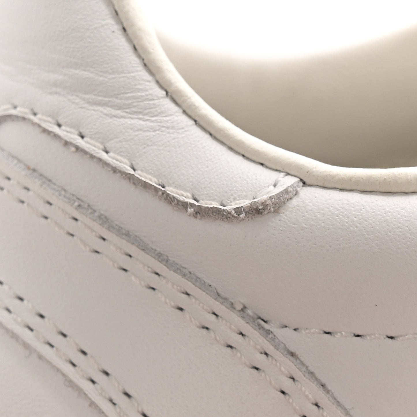 Calfskin CC Womens Sneakers 36 White