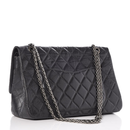 Chanel Aged Calfskin Quilted 2.55 Reissue 227 Flap Dark Grey 4 of 9