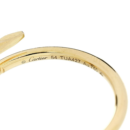 Cartier 18K Yellow Gold Small Juste Un Clou Ring 54 6.75 5 of 6
