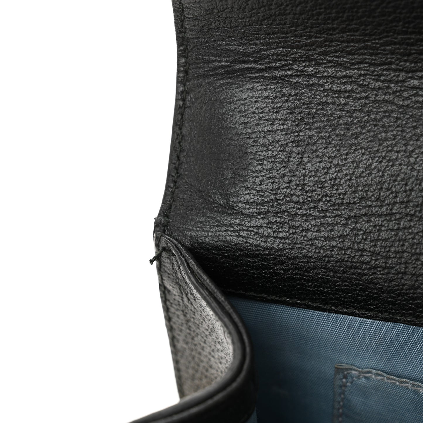 Grained Calfskin Bee Star Small Padlock Shoulder Bag Black