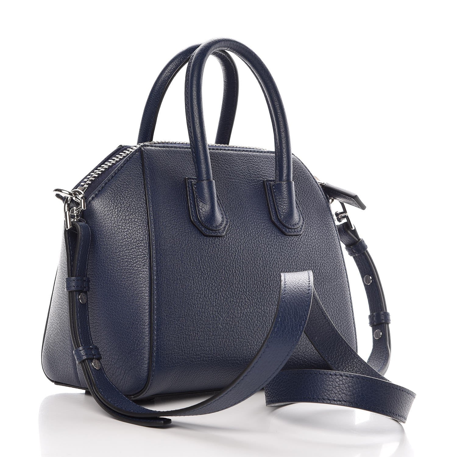 Givenchy Sugar Goatskin Mini Antigona Night Blue 3 of 7