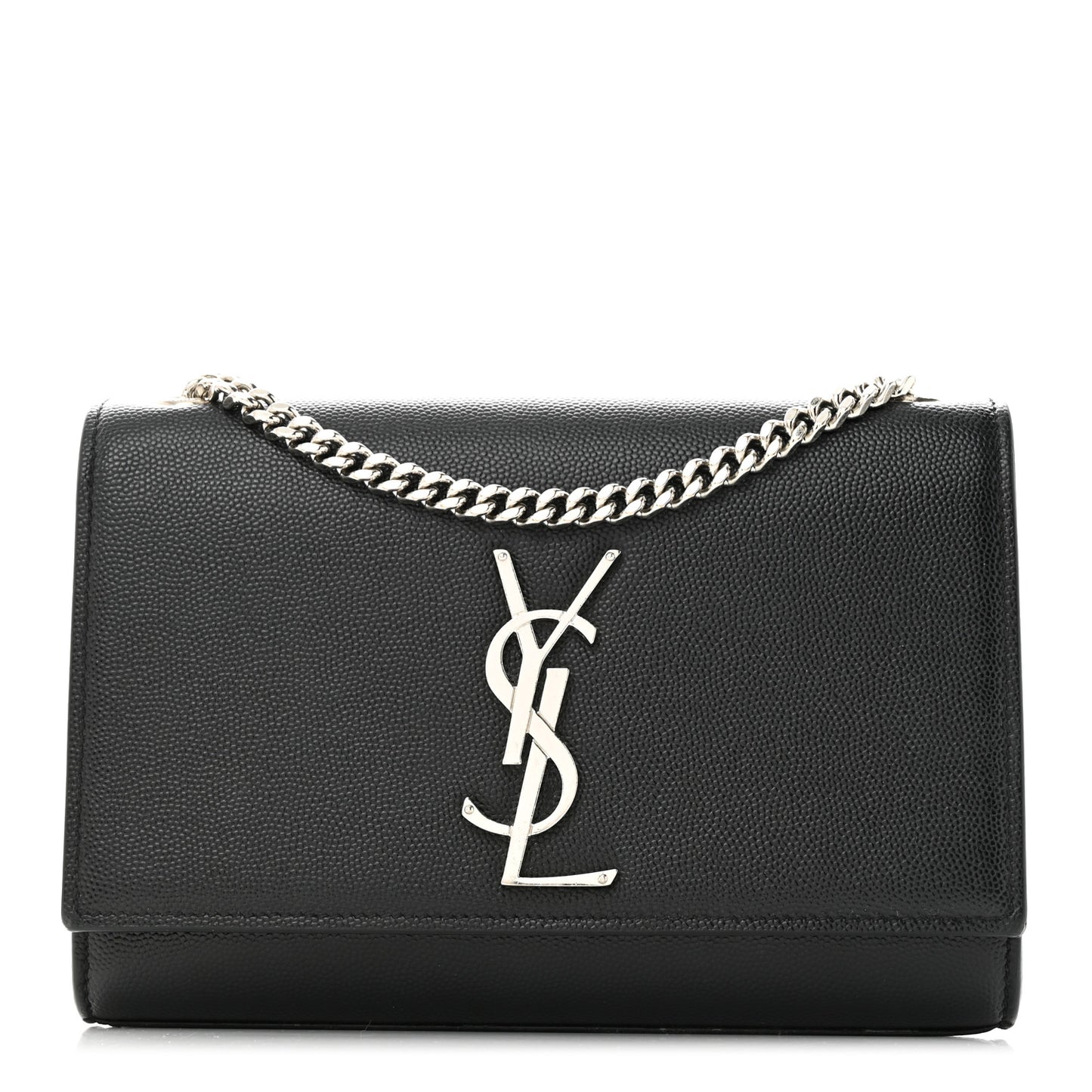 Grain De Poudre Small Monogram Kate Satchel Black