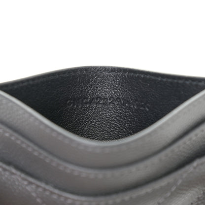 Saint Laurent Grain De Poudre Matelasse Chevron Monogram Credit Card Case Storm 7 of 7