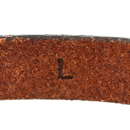 Saint Laurent Vegetable Tanned Calfskin Opyum Bracelet L Dark Brown Chocolate 5 of 5