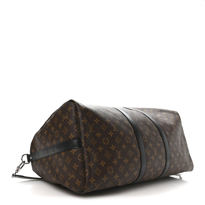 Louis Vuitton Monogram Macassar Keepall Bandouliere 55 3 of 8