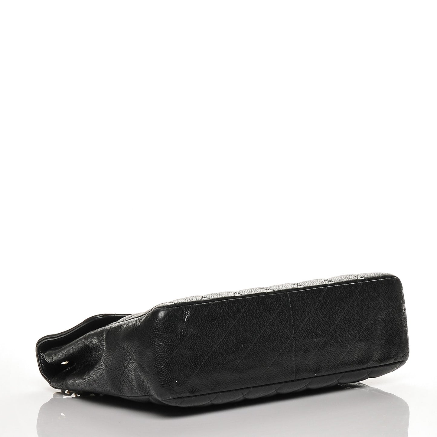 Caviar Quilted Jumbo Single Flap Black
