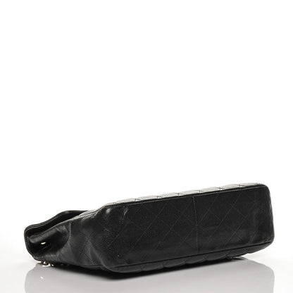 Chanel Caviar Quilted Jumbo Single Flap Black 4 of 11