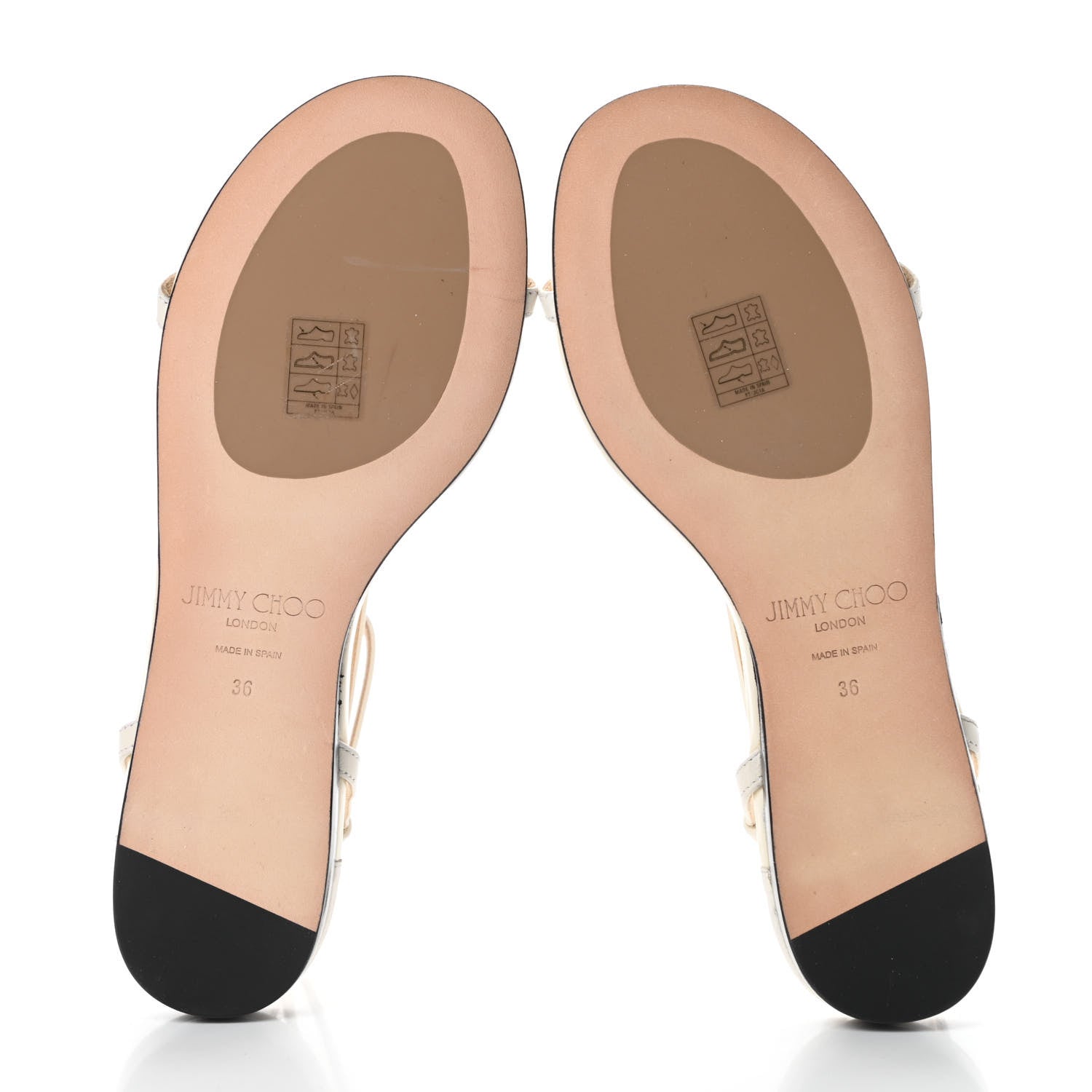 Jimmy Choo Nappa Patent Alodie Flat Sandals 36 Latte 5 of 8