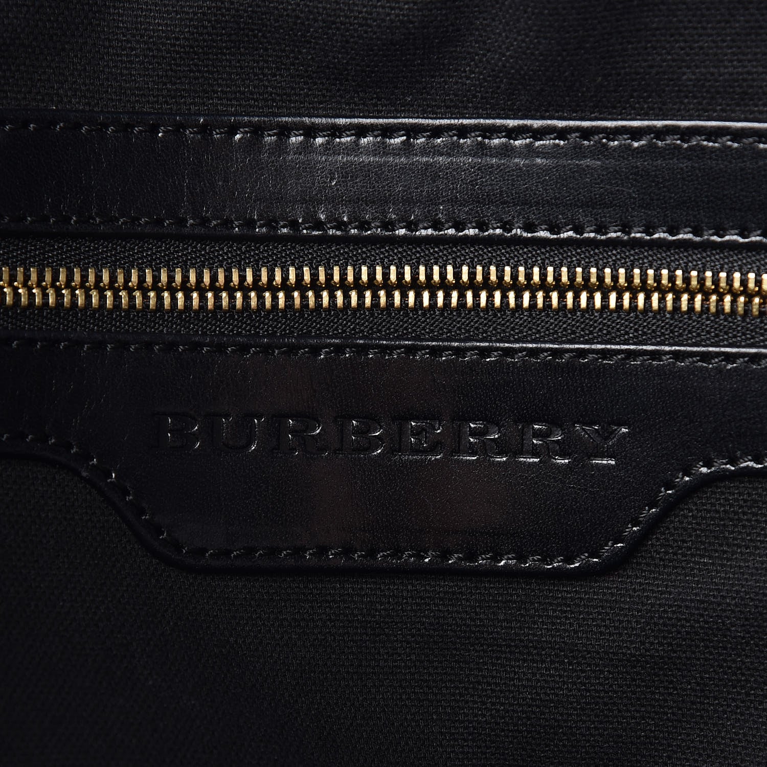 Burberry House Check Small Canterbury Tote Black 6 of 19