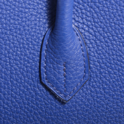 Hermes Togo Birkin 35 Bleu Electrique 17 of 21