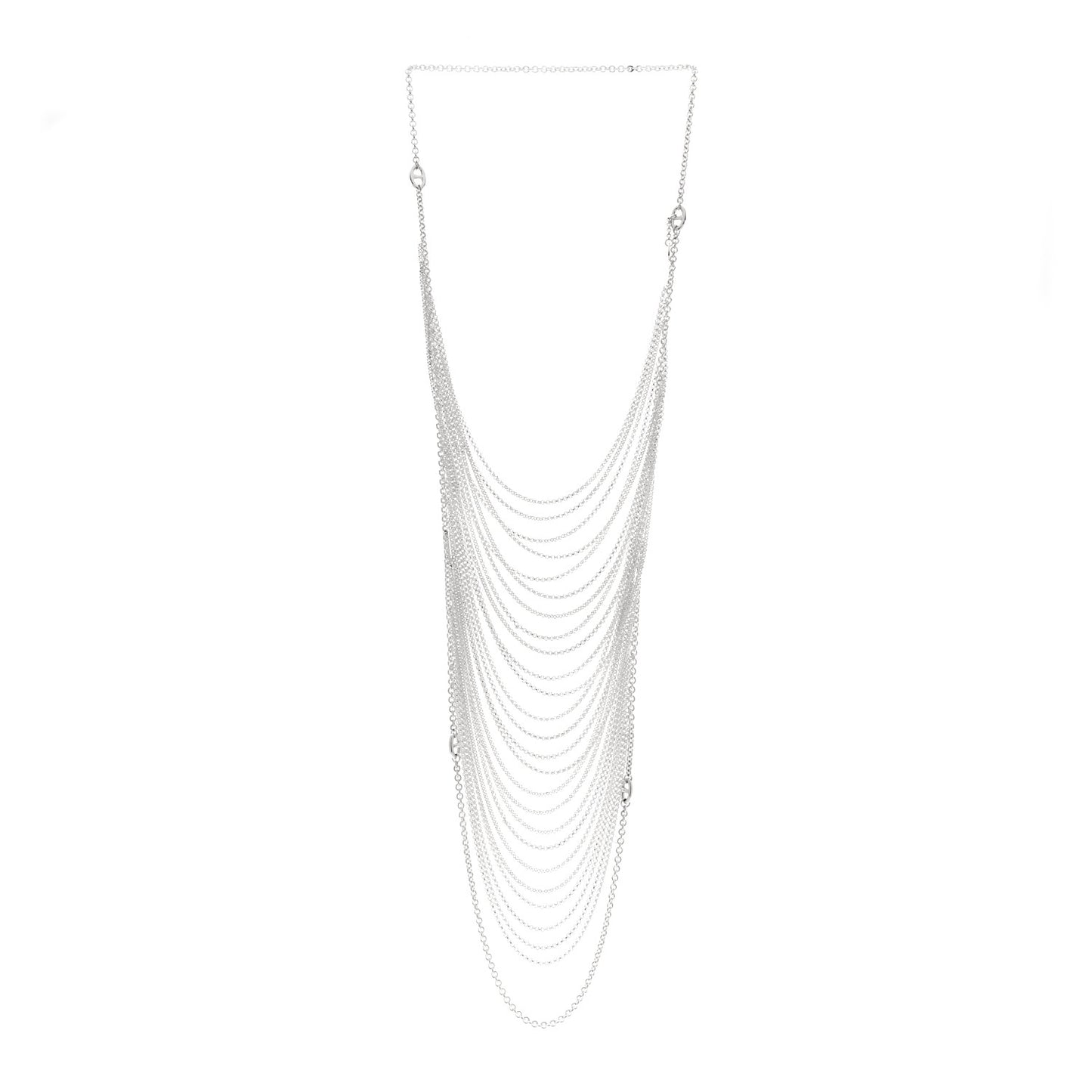 Sterling Silver New Farandole Collier Necklace