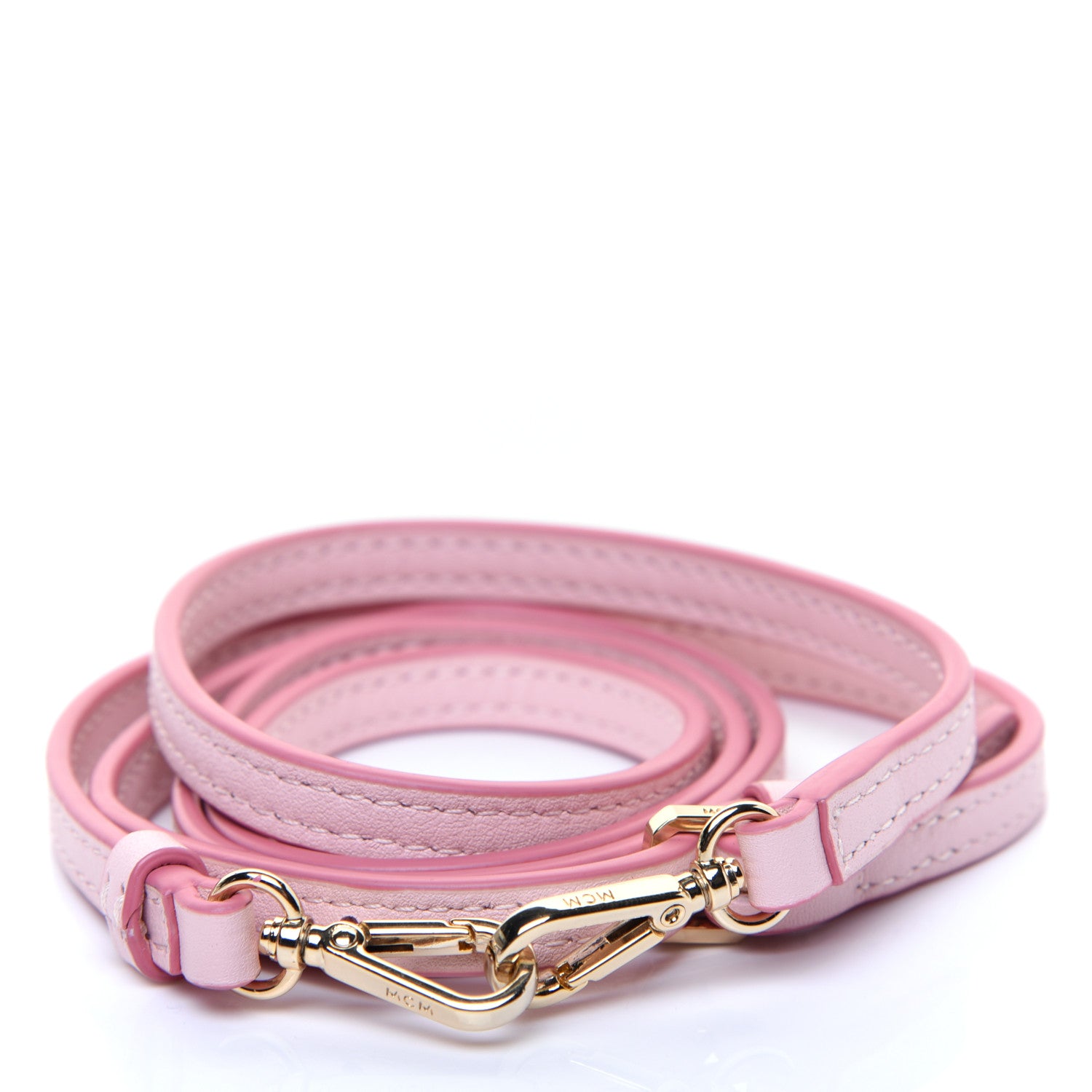 MCM Visetos Backpack Charm Crossbody Pink 8 of 10