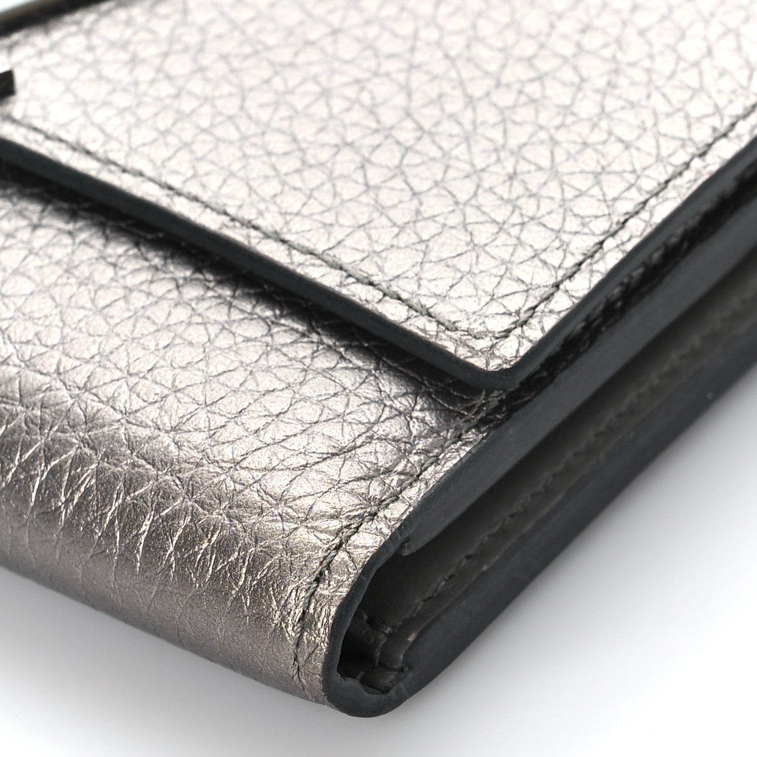 Louis Vuitton Taurillon Capucines Compact Wallet Silver 9 of 11
