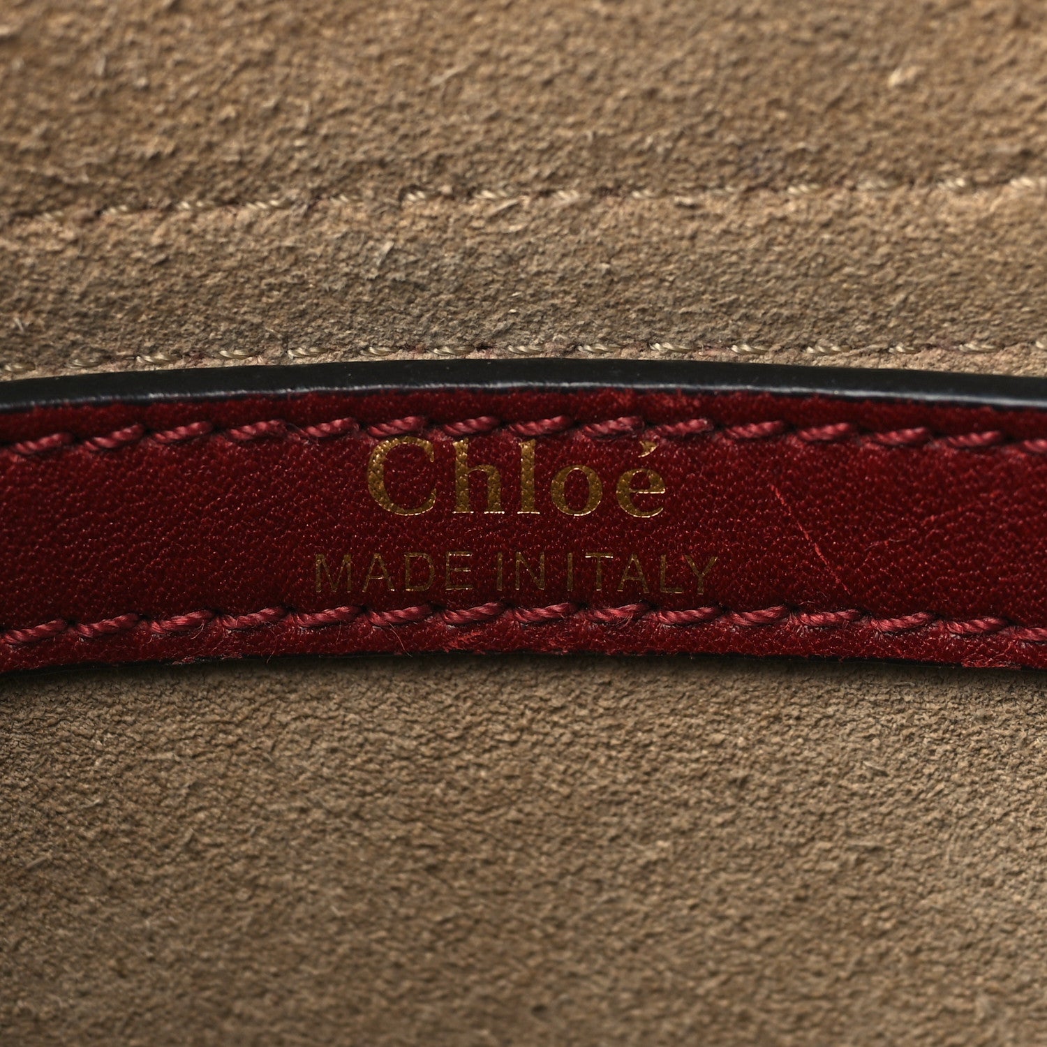 Chloe Calfskin Braided Small Hudson Shoulder Bag Sienna Red 6 of 11
