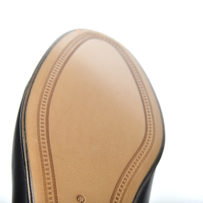 Gucci Calfskin Womens Jordaan Loafers 37.5 Black 8 of 14