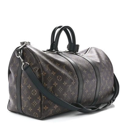 Louis Vuitton Monogram Macassar Keepall Bandouliere 45 3 of 11