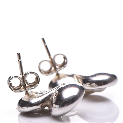 Tiffany Sterling Silver Infinilty Pearl Earrings 3 of 5