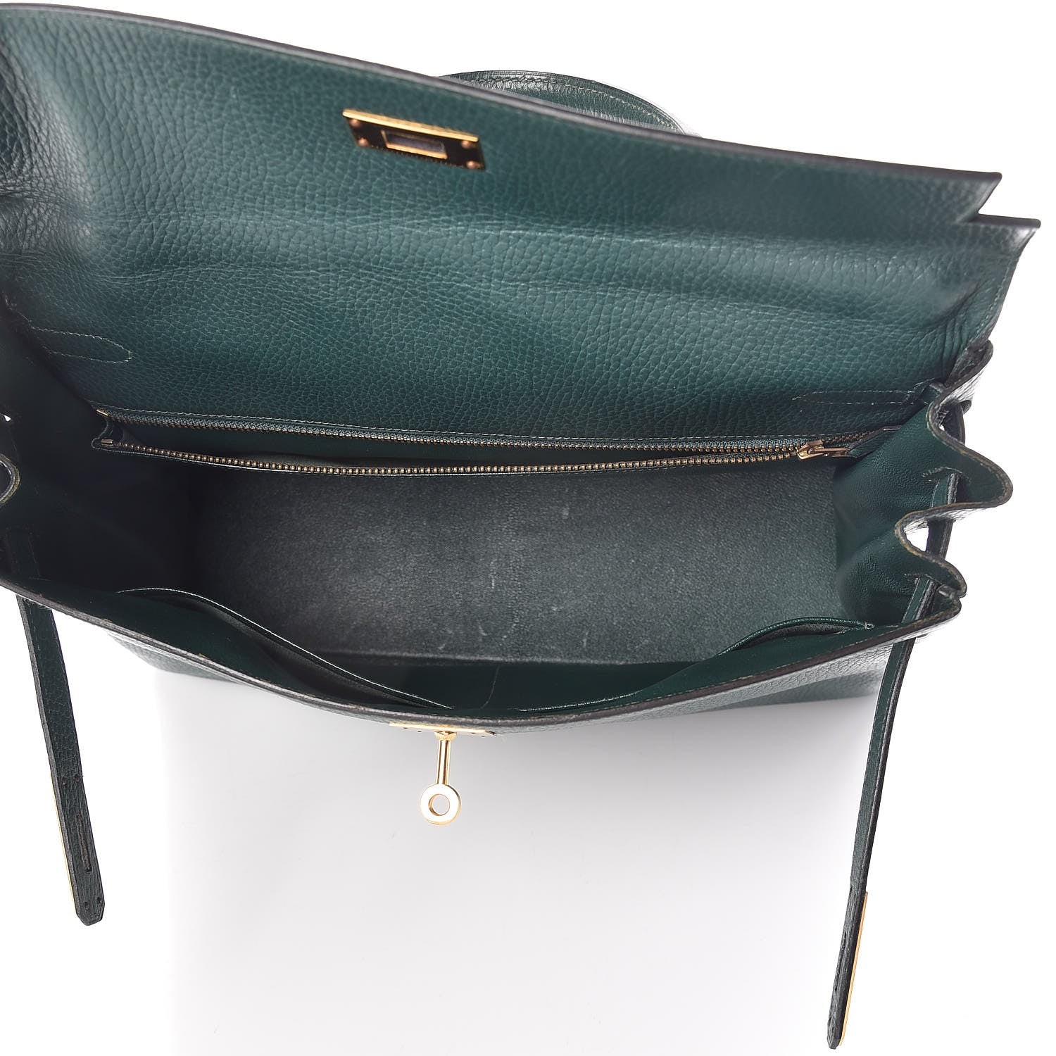 Hermes Ardennes Kelly Retoune 35 Vert Fonce 5 of 10