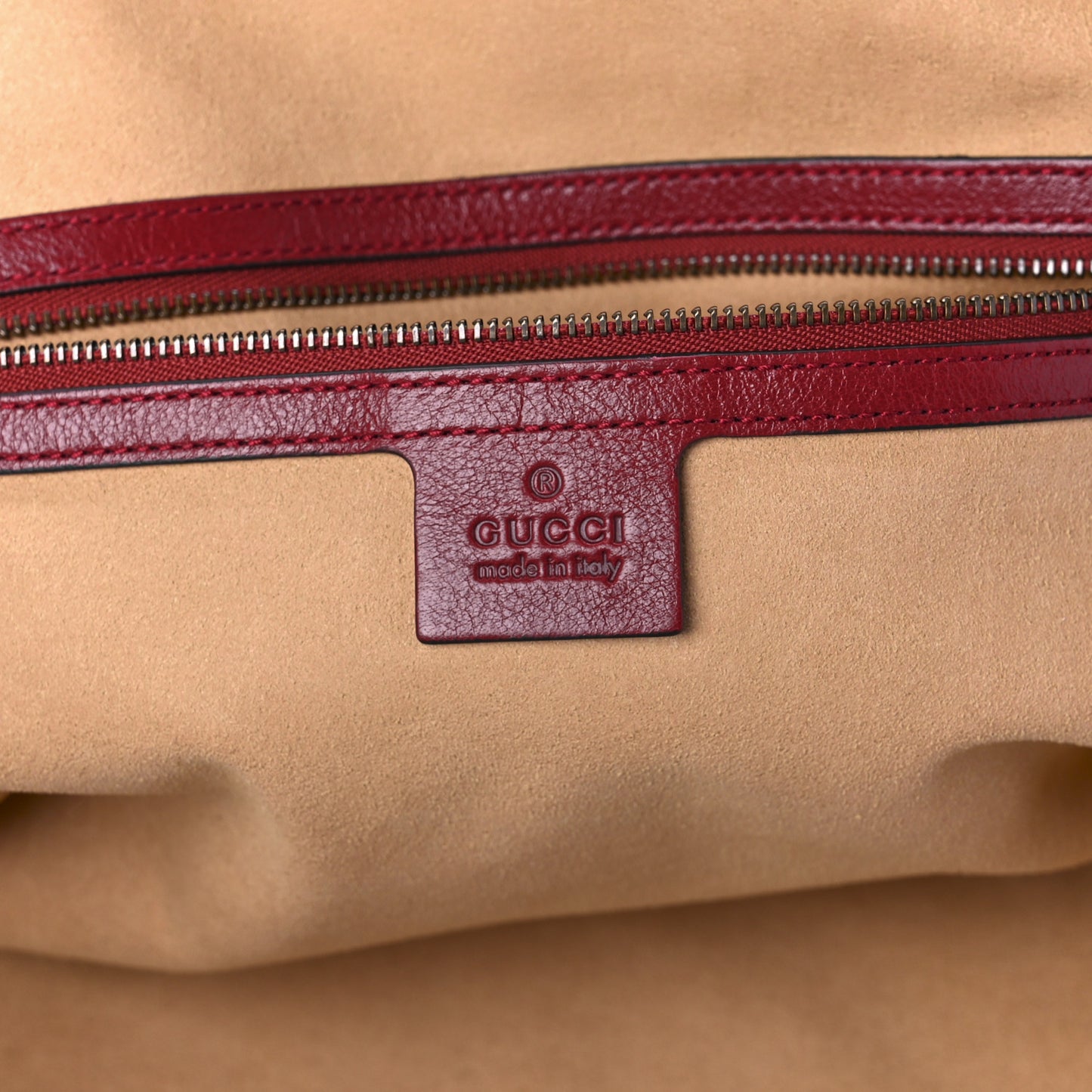 Calfskin Large Re(Belle) Top Handle Bag Red