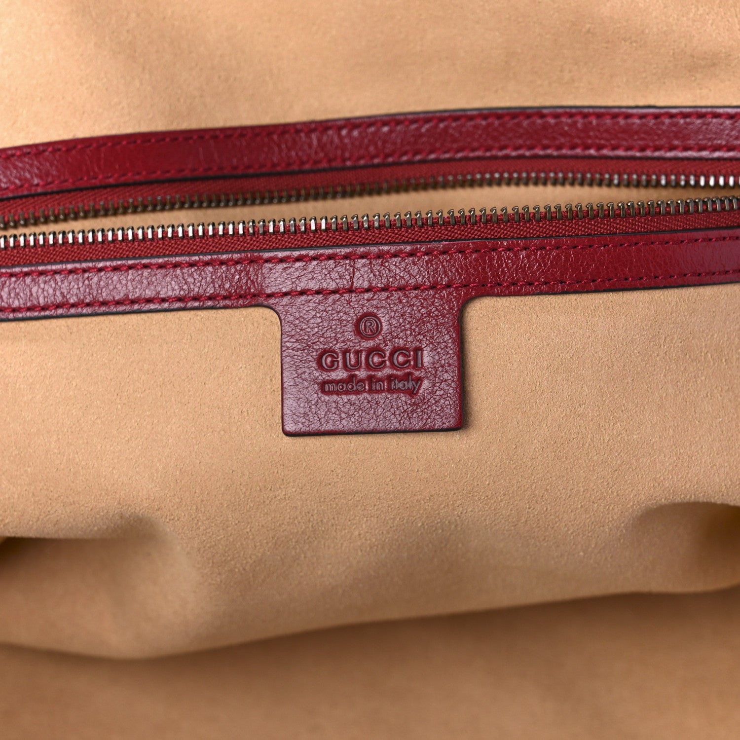 Gucci Calfskin Large Re(Belle) Top Handle Bag Red 7 of 14