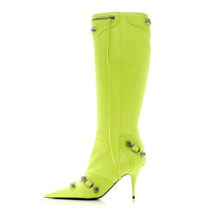 Balenciaga Agneau Arena Cagole 90mm Boots 39 Fluo Yellow 1 of 9