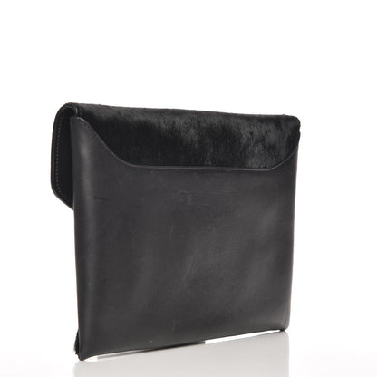 Givenchy Calf Hair Smooth Calfskin Medium Antigona Envelope Clutch Black 3 of 7