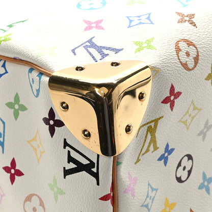 Louis Vuitton Monogram Multicolor Speedy 30 White 8 of 10