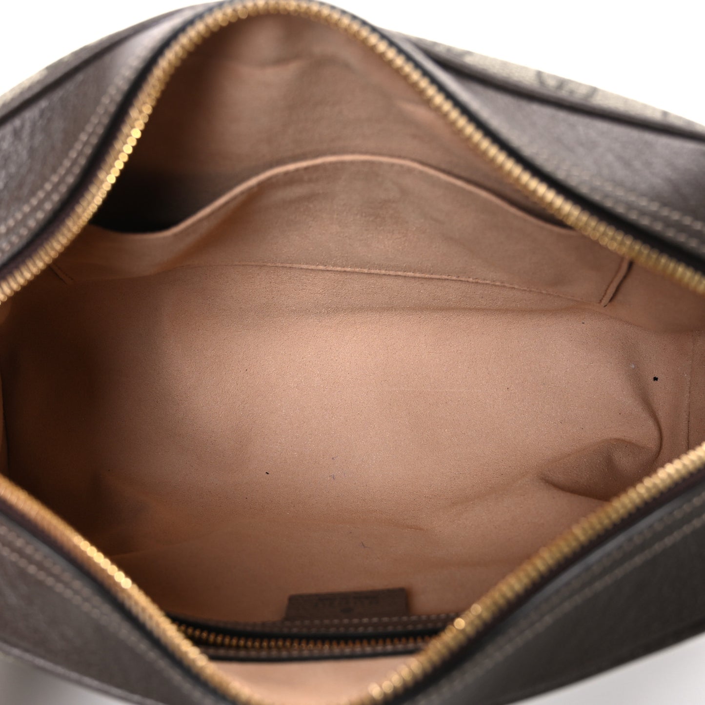 GG Supreme Monogram Web Small Ophidia Shoulder Bag Brown