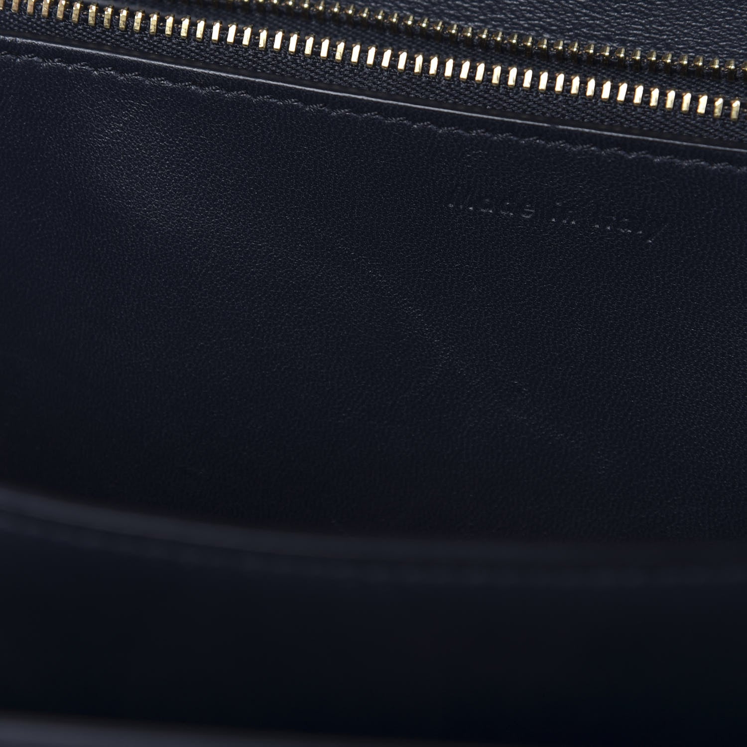 Celine Box Calfskin Medium Classic Box Flap Bag Navy 9 of 12