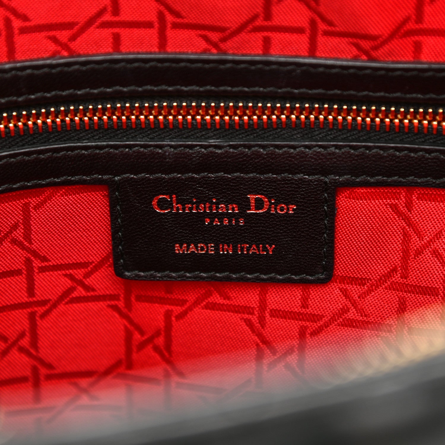 Christian Dior Lambskin Cannage Large Lady Dior Black 10 of 21
