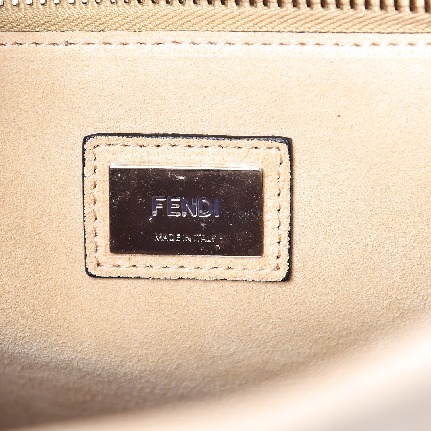 Fendi Suede Airbrushed Large Peekaboo Iconic Satchel Multicolor 7 of 12
