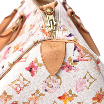 Louis Vuitton Watercolor Aquarelle Speedy 35 White 6 of 25