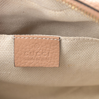 Gucci Pebbled Calfskin Small Soho Disco Bag Rose Beige 6 of 12