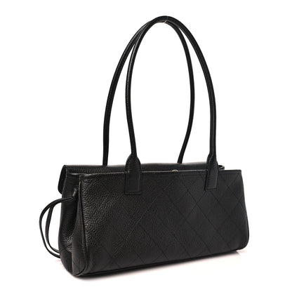 Chanel Grained Calfskin Stitched Urban Essentials Small Shopping Bag Black 3 of 10