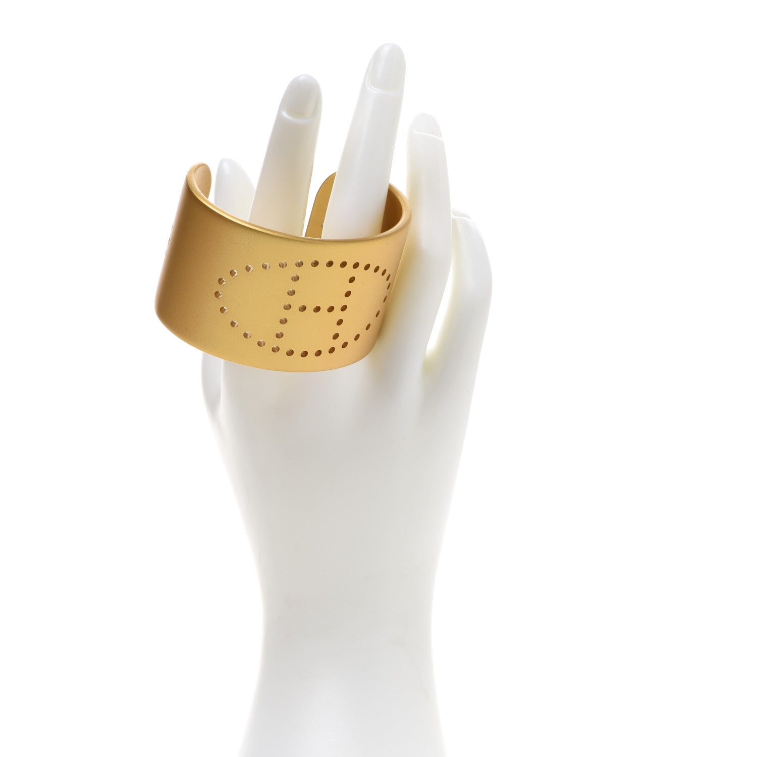 Hermes Aluminium Evelyne Sunset Cuff Bracelet T3 Sable 2 of 5