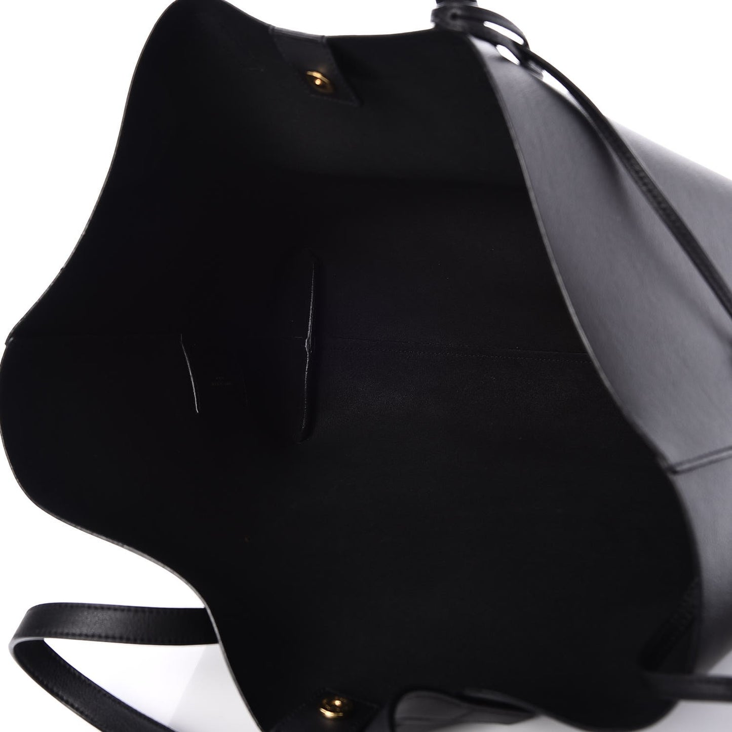Calfskin Large Shopping Tote Black
