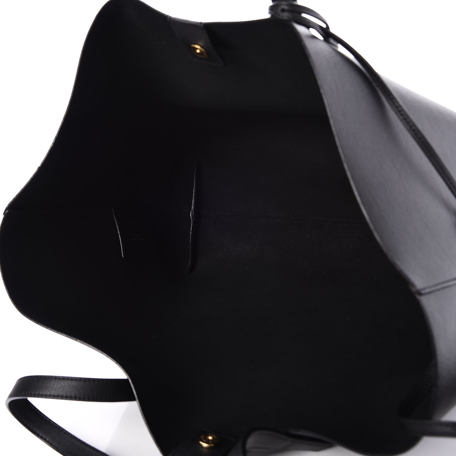 Saint Laurent Calfskin Large Shopping Tote Black 6 of 12