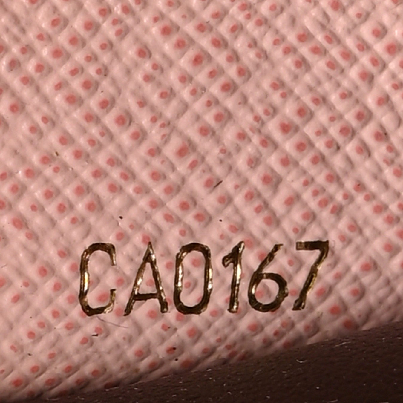 Monogram Emilie Wallet Rose Ballerine