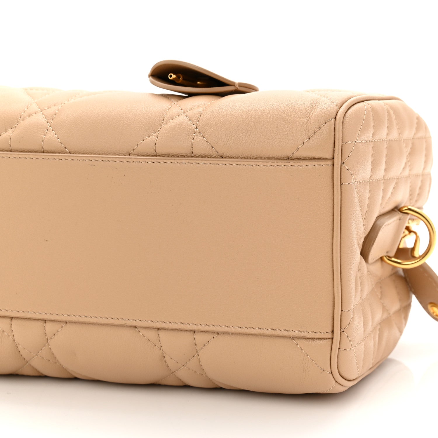 Christian Dior Calfskin Macrocannage Groove 20 Bag Biscuit 10 of 10