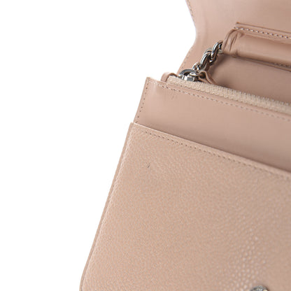 Chanel Caviar Timeless CC Wallet on Chain WOC Dark Beige 11 of 12