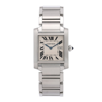 Cartier Stainless Steel 25mm Tank Francaise Quartz Watch 1 of 4