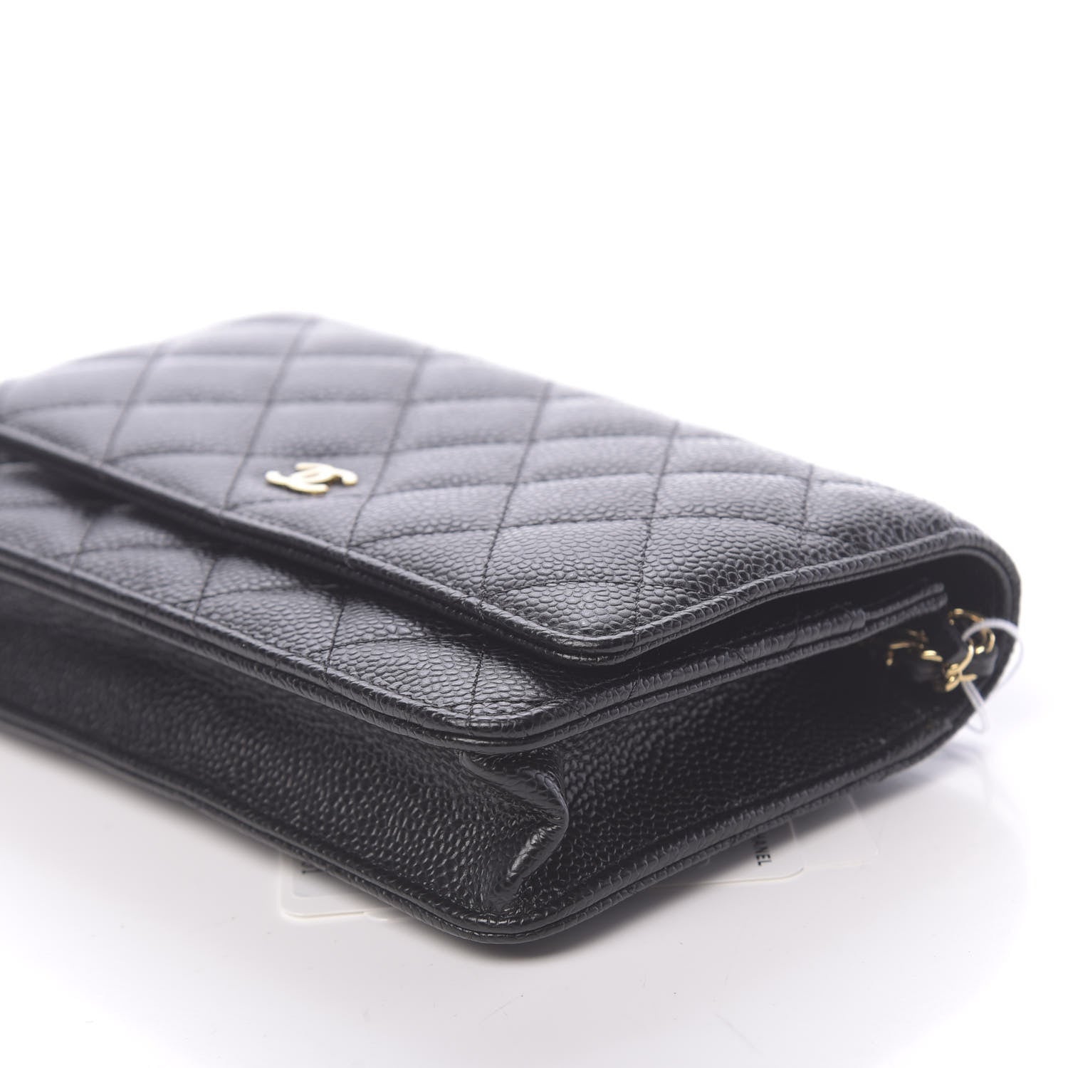 Chanel Caviar Quilted Wallet On Chain WOC Black 10 of 12