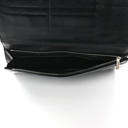 Chanel Patent Chocolate Bar Clutch Black 5 of 6