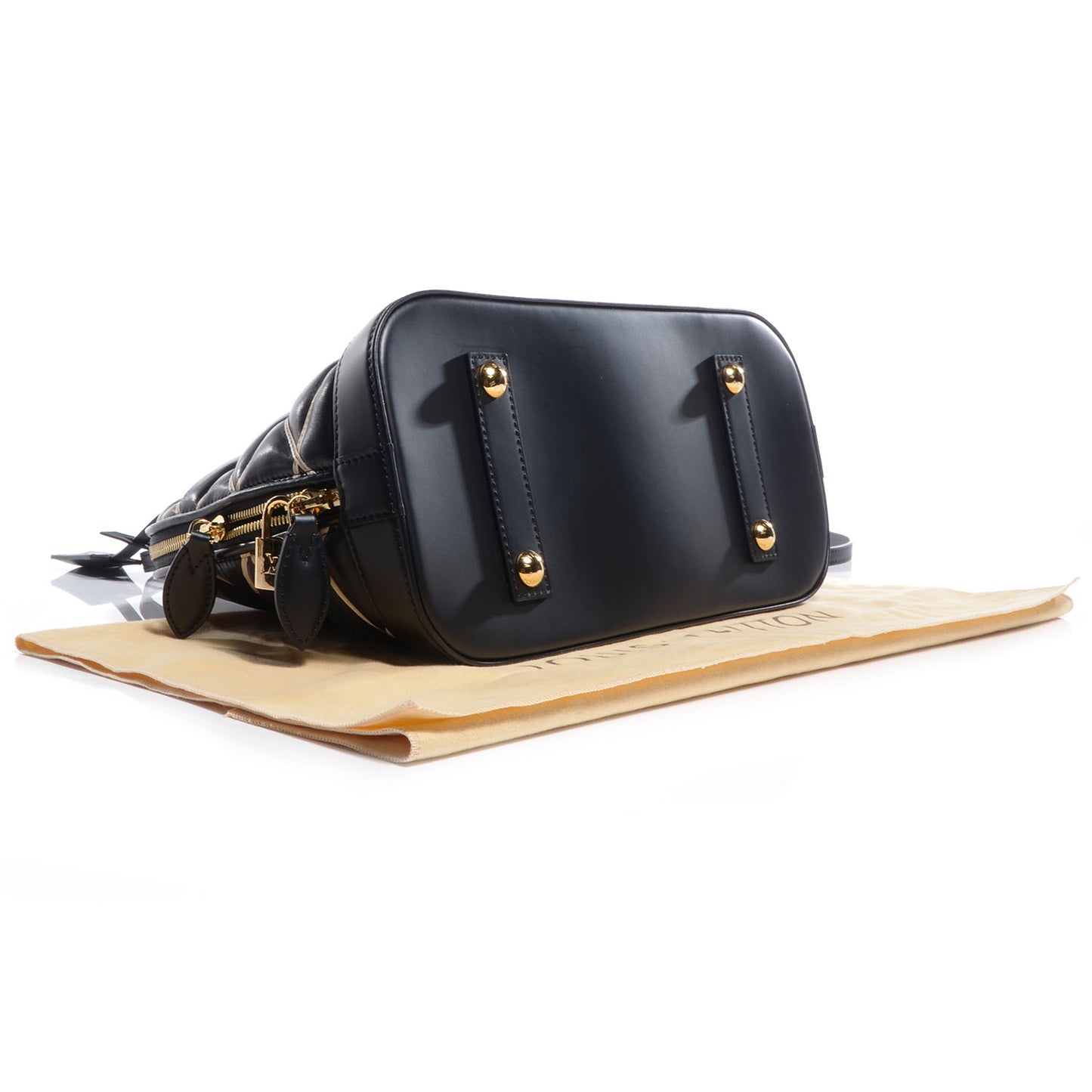 Lambskin Malletage Alma PM Black
