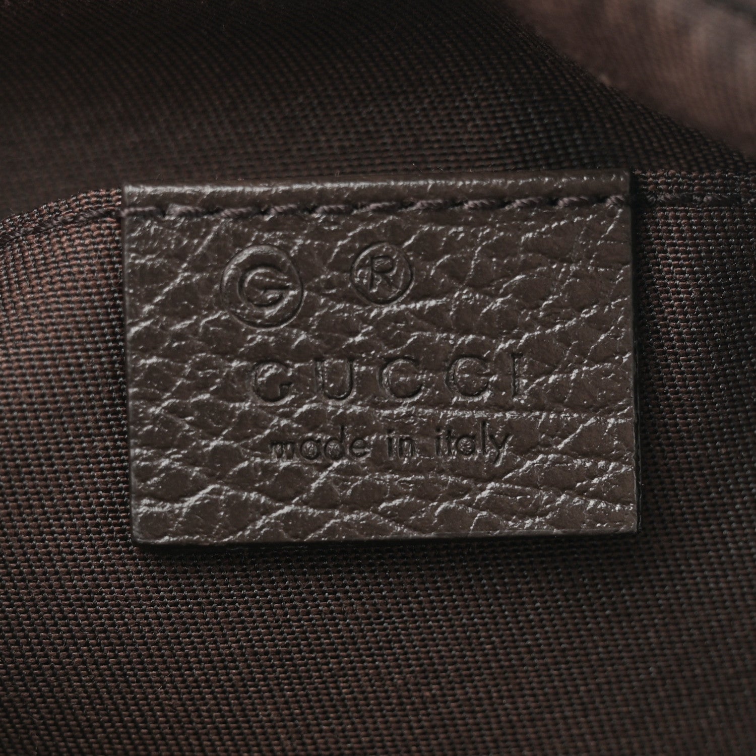 Gucci Monogram Belt Bag Dark Brown 6 of 10