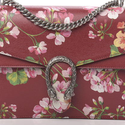 Gucci Calfskin Blooms Print Medium Dionysus Shoulder Bag Romantic Cherry Multicolor 8 of 10