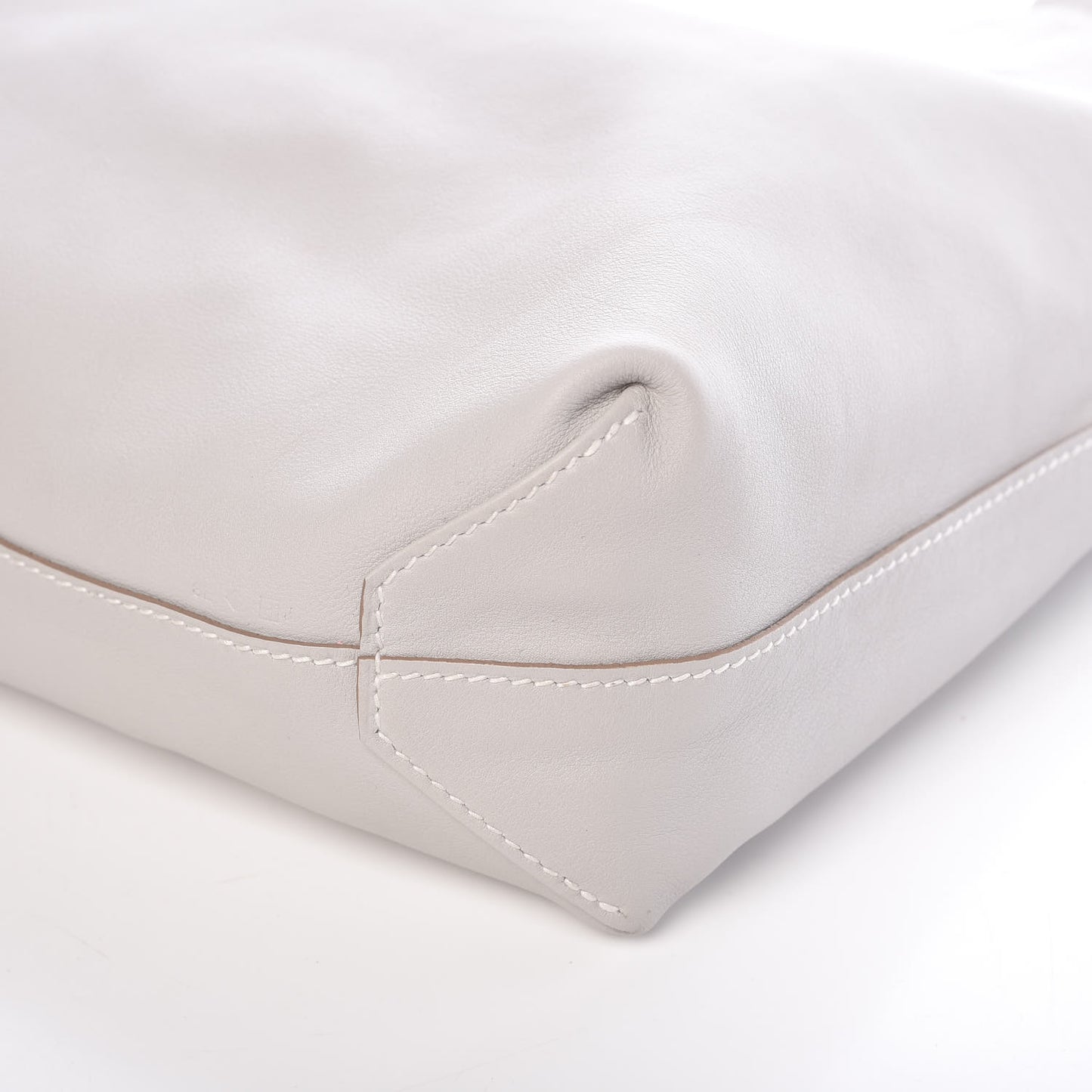 Veau Sikkim Double Sens 30 Reversible Tote Gris Perle Capucine