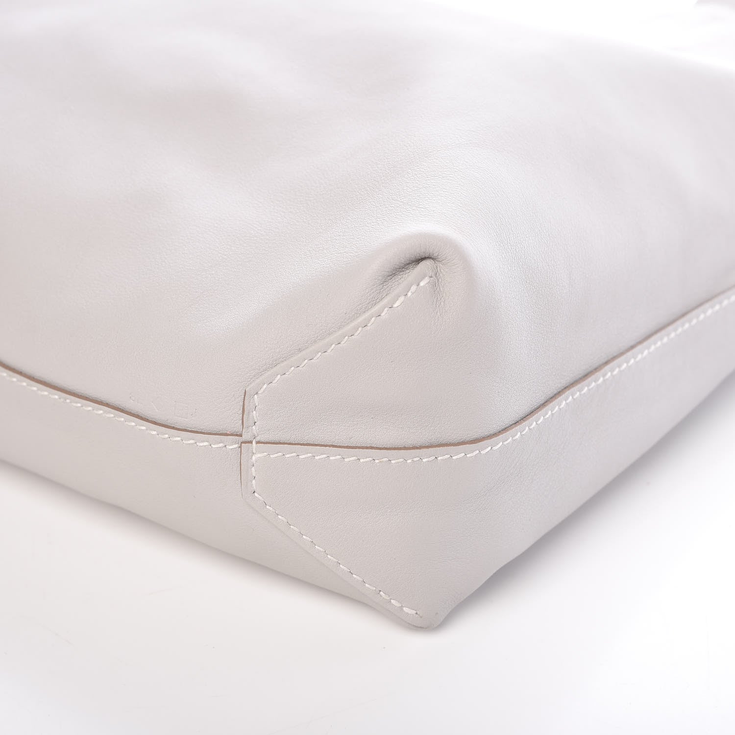 Hermes Veau Sikkim Double Sens 30 Reversible Tote Gris Perle Capucine 14 of 14