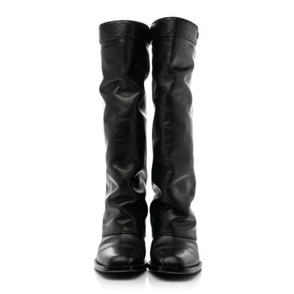 Fendi Vitello Minerva Boots 39 Black 2 of 9